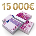 Chèque de 15 000 euros