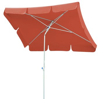 1 parasol rectangulaire rouge Schneider
