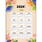 Suivez l'ann?e 2024 gr?ce ? ce calendrier de Bananalotto ? imprimer !