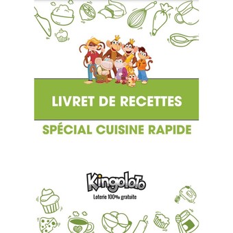 Carnet de recettes a imprimer - Cuisine rapide