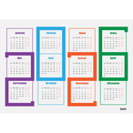 Calendrier 2026 &euro; imprimer