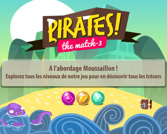 Pirates Match 3 landing